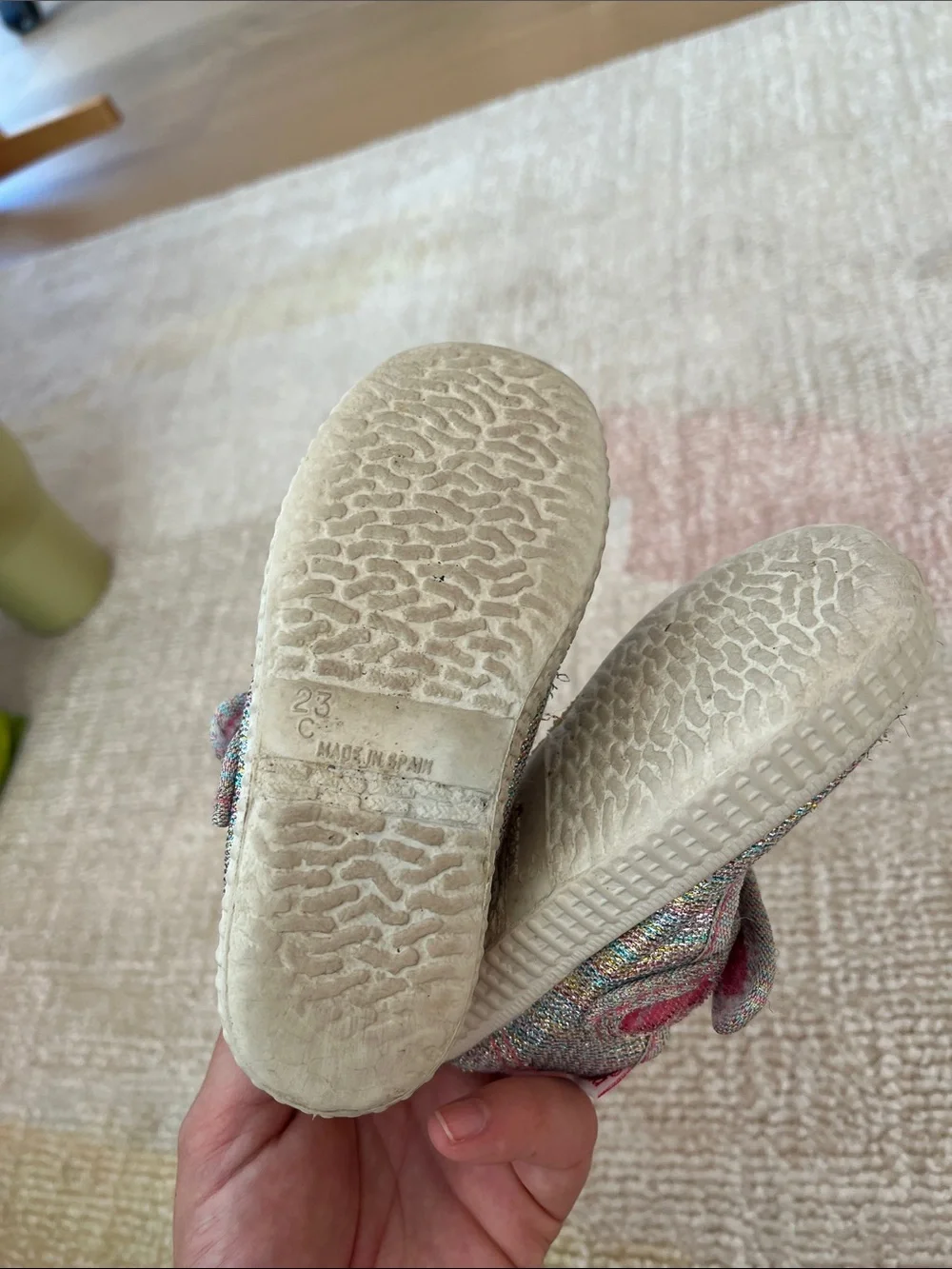 Cienta Multicolor Sparkle Mary Janes EU 23 US 7